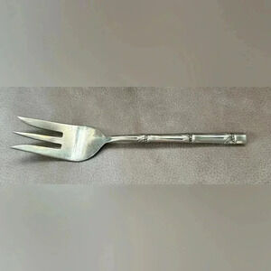 Vintage Brass Detailed Salad Fork